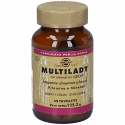 Solgar Multilady Integratore Vitamina e Minerali per Donna 60 Tavolette
