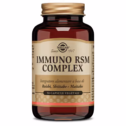 Solgar Immuno Rsm Complex è un integratore alimentare che potenzia le difese immunitarie grazie a Reishi, Shiitake e Maitake, ...