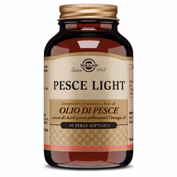 Solgar Pesce Light è un integratore alimentare indicato per il cuore e il suo benessere. Confezione da 60 perle.