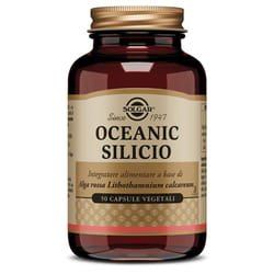 Solgar Oceanic Silicio Integratore Ossa Capelli e Unghie 50 Capsule Vegetali