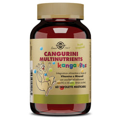 Solgar Cangurini Multinutrients Frutti Tropicali Integratore Energizzante 60 Tavolette