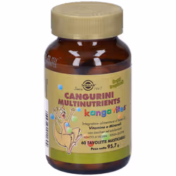 Solgar Cangurini Multinutrients Frutti Tropicali Integratore Energizzante 60 Tavolette
