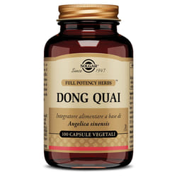 Solgar Dong Quai Integratore per Ciclo e Menopausa 100 Capsule