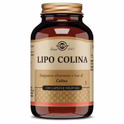Solgar Lipo Colina è un integratore alimentare indicato per favorire il funzionamento del fegato e il metabolismo dei lipidi. ...
