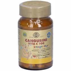 Solgar Cangurini Vita C 100 Integratore Difese Immunitarie 90 Tavolette
