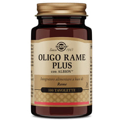 Solgar Oligo Rame Plus 100 Compresse
