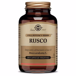Solgar Rusco è un integratore alimentare utile per garantire il funzionamento della circolazione. 

Formato da 100 capsule si ...
