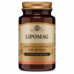 Lipomag è un integratore alimentare, che dona energie e forze e combatte contro lo stress. Confezione da 30 capsule. 