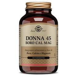 Solgar Donna 45 Boro-Cal- Mag Integratore di Minerali 100 Tavolette