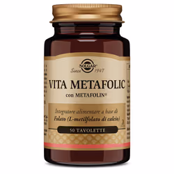 Solgar Vita Metafolic è un integratore alimentare utile in caso di gravidanza  e allattamento a base di una forma attiva di A ...
