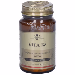 Solgar Vita B8 Integratore per Metabolismo Energetico 100 Tavolette