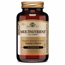 Solgar Multinutrient Integratore Vitaminico è un integratore in capsule che supporta il benessere generale e rinforza le dife ...