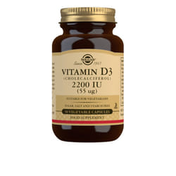 Vit D3 2200UI(55mcg.) cápsulas vegetales 50 u