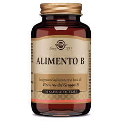 Solgar Alimento B è un integratore alimentare che offre un mix completo di vitamine del gruppo B, essenziali per il metabolis ...
