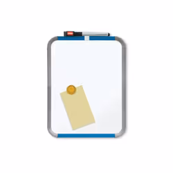 Nobo Lavagna bianca magnetica sottile 580x430 mm - argento