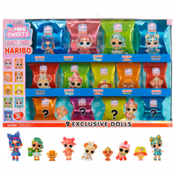 L.O.L. Surprise! Loves Mini Sweets X HARIBO Party Pack, Mini bambola, Femmina, 4 anno/i, Colori assortiti