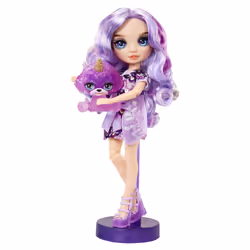 Rainbow High Classic Rainbow Fashion Doll- Violet (purple) - Vista aggiuntiva 8
