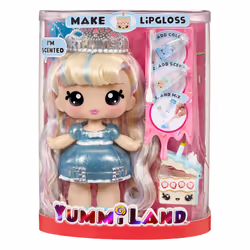 MGA Entertainment Yummiland Large Doll + Lipgloss Pet- Callie Birthday Cake - Vista aggiuntiva 6