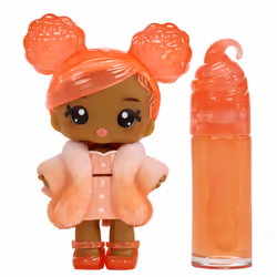 MGA Entertainment Yummiland Lipgloss Doll- Piper Peach