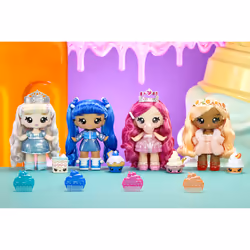 MGA Entertainment Yummiland Large Doll + Lipgloss Pet- Rory Blueberry