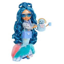Rainbow High Winter Wonderland Doll- Skyler (Blue) - Vista aggiuntiva 8