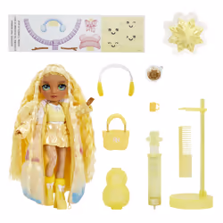 Rainbow High Winter Wonderland Doll- Sunny (Yellow) - Vista aggiuntiva 7