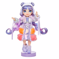 Rainbow High Winter Wonderland Doll- Violet (Purple) - Vista aggiuntiva 4
