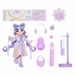 Rainbow High Winter Wonderland Doll- Violet (Purple) - Vista aggiuntiva 7