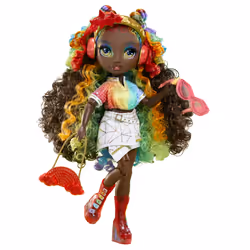 Rainbow High Creative Crystals Fashion Doll- Iris Bow, Bambola alla moda, Femmina, 8 anno/i, 280 mm, Multicolore