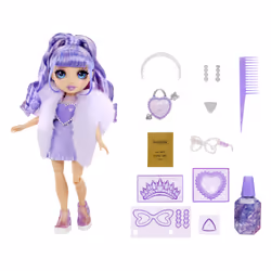 Rainbow High Creative Crystals Fashion Doll- Violet - Vista aggiuntiva 4