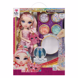 Rainbow High Rainbow Shimmers with Slime Fashion Doll - Bella (pink) - Vista aggiuntiva 2