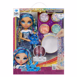 Rainbow High Rainbow Shimmers with Slime Fashion Doll - Skyler (blue) - Vista aggiuntiva 2