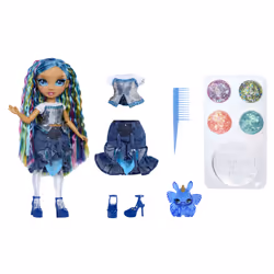 Rainbow High Rainbow Shimmers with Slime Fashion Doll - Skyler (blue) - Vista aggiuntiva 3