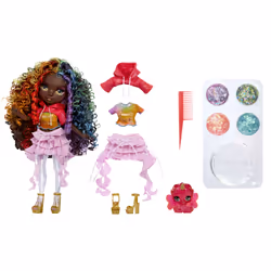 Rainbow High Rainbow Shimmers with Slime Fashion Doll - Iris (rainbow) - Vista aggiuntiva 2