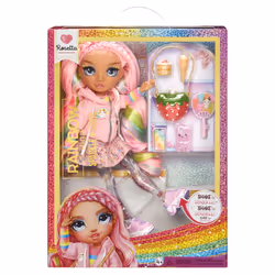 Rainbow High Sparkle & Shine Fashion Dolls- Rosetta (Pink) - Vista aggiuntiva 7