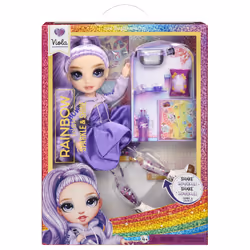Rainbow High Sparkle & Shine Fashion Dolls- Viola (Purple) - Vista aggiuntiva 7