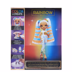 Rainbow High Color & Create Fashion Doll- Character 3 (green eyes) - Vista aggiuntiva 6