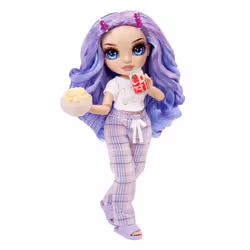 Rainbow High Junior High PJ Party Fashion Doll- Violet (Purple) - Vista aggiuntiva 4