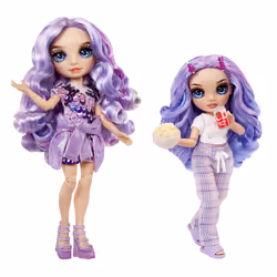 Rainbow High Junior High PJ Party Fashion Doll- Violet (Purple) - Vista aggiuntiva 5