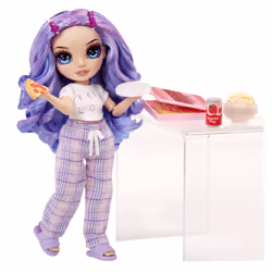 Rainbow High Junior High PJ Party Fashion Doll- Violet (Purple) - Vista aggiuntiva 6