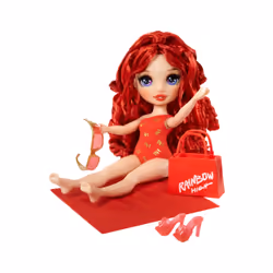Rainbow High Swim & Style Fashion Doll- Ruby (Red) - Vista aggiuntiva 5