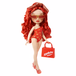 Rainbow High Swim & Style Fashion Doll- Ruby (Red) - Vista aggiuntiva 6