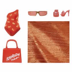 Rainbow High Swim & Style Fashion Doll- Ruby (Red) - Vista aggiuntiva 8