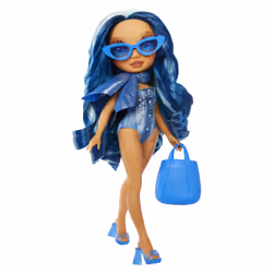 Rainbow High Swim & Style Fashion Doll- Skyler (Blue) - Vista aggiuntiva 7