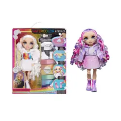 Rainbow High Watercolour & Create DIY Fashion Doll Occhi viola