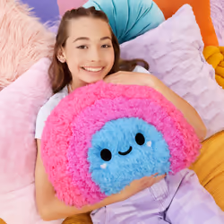 MGA Entertainment Fluffie Stuffiez Pillow Fight- Rainbow - Vista aggiuntiva 5