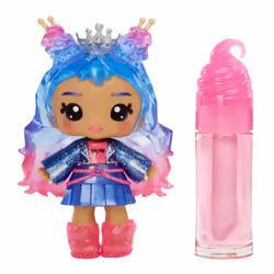 MGA Entertainment Yummiland Lip Gloss Doll Series 2- Rock Candy (Roxie Crystal Candy), Mini bambola, Femmina, 4 anno/i, 100 m ...