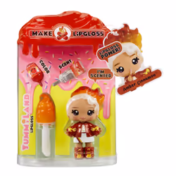 MGA Entertainment Yummiland Lip Gloss Doll Series 2- Cinnamon Spice (Amber Cinnamon) - Vista aggiuntiva 6