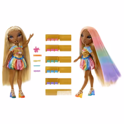 Rainbow High Hair Chalk & Style Doll- Meline (Gold) - Vista aggiuntiva 3