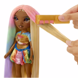 Rainbow High Hair Chalk & Style Doll- Meline (Gold) - Vista aggiuntiva 4